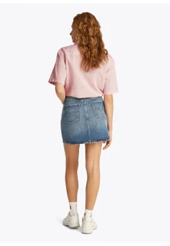 Damen Hemdbluse aus Baumwolle und Leinen