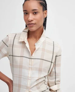 Damen Hemdbluse aus Baumwolle BREDON Langarm