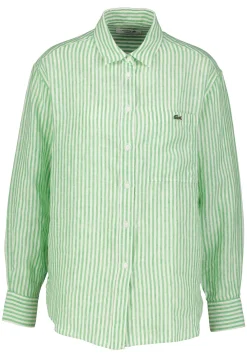 Damen Hemdbluse aus Leinen Oversized Fit