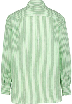 Damen Hemdbluse aus Leinen Oversized Fit