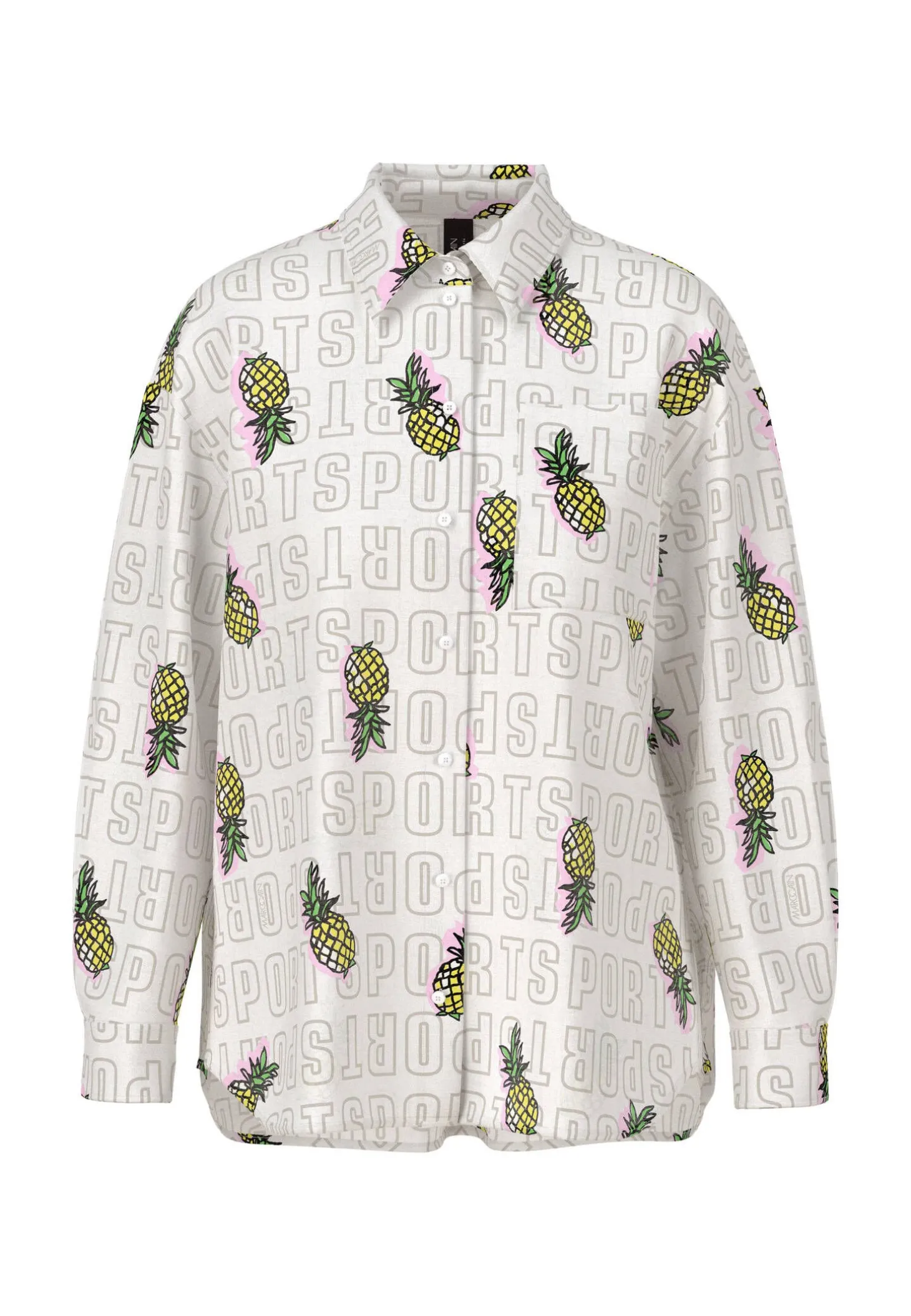 Damen Hemdbluse aus Ramie