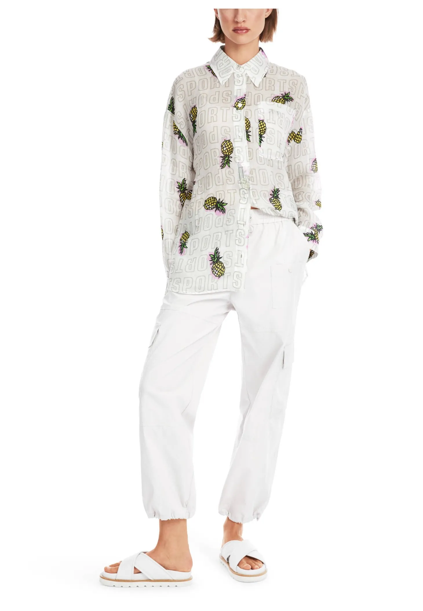 Damen Hemdbluse aus Ramie