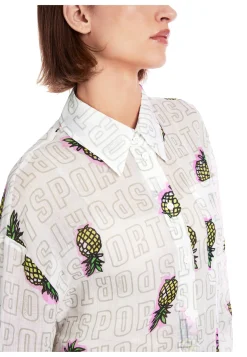 Damen Hemdbluse aus Ramie