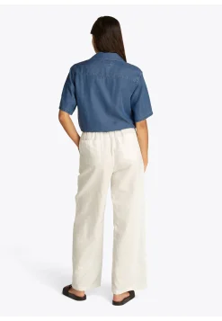 Damen Hemdbluse mit Bindeband