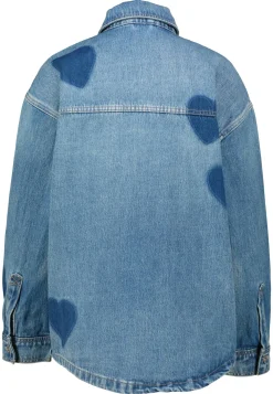 Damen Hemdbluse mit Herz-Print GARESA_2_B