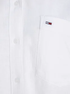 Damen Hemdbluse mit Leinen TJW SP OVR LINEN SHIRT Langarm