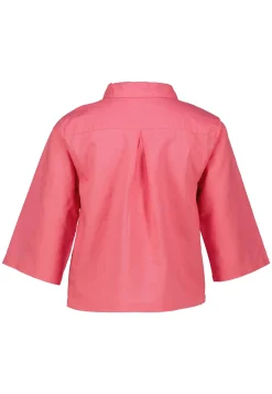 Damen Hemdbluse mit Leinen