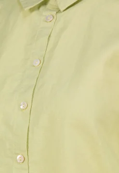 Damen Hemdbluse mit Leinen