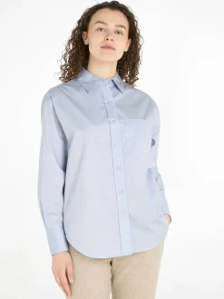 Damen Hemdbluse RELAXED COTTON SHIRT Langarm