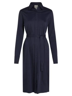 Damen Hemdblusenkleid aus Bio-Baumwolle MERCERIZED COTTON SHIRT DRESS