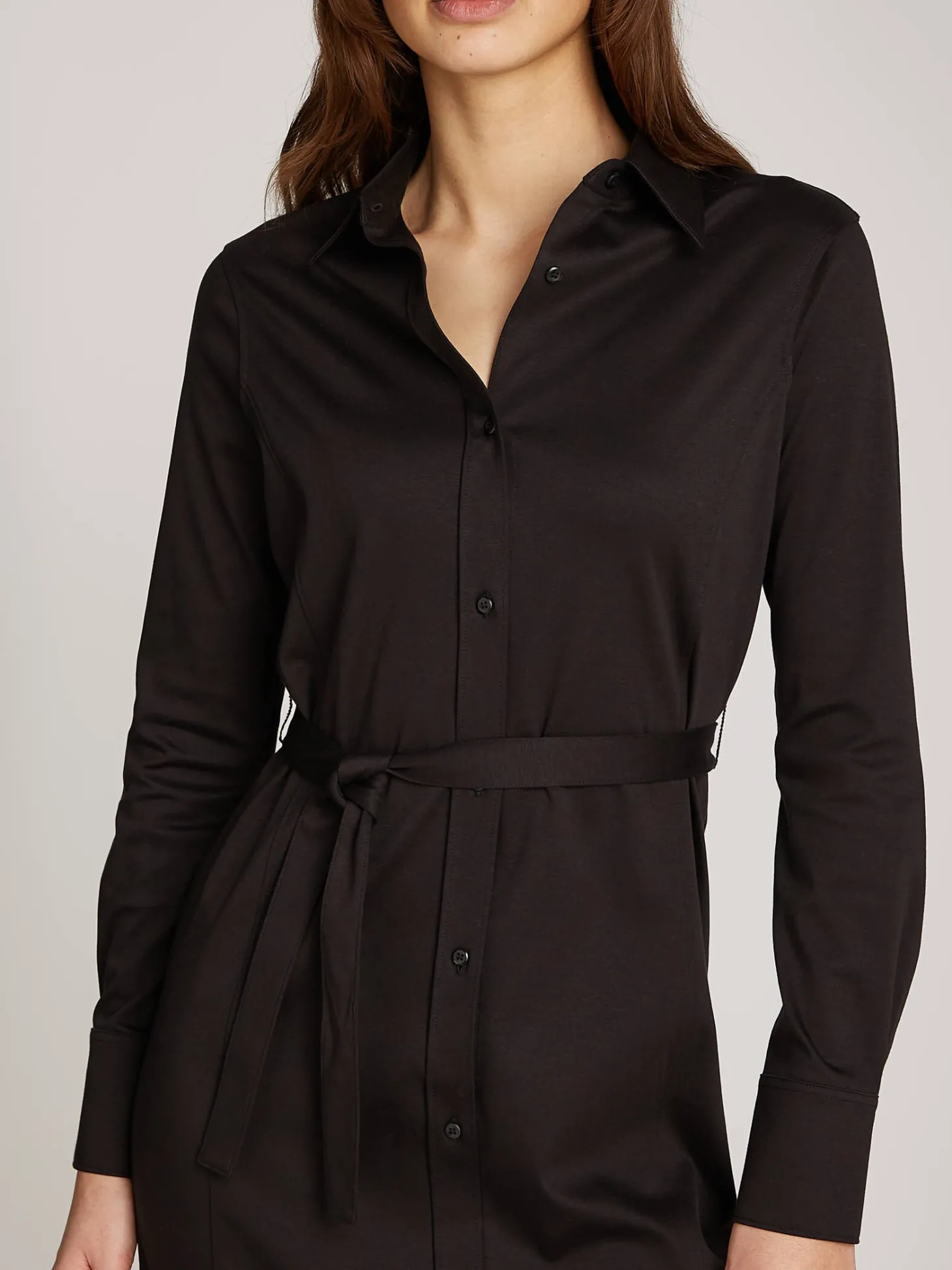 Damen Hemdblusenkleid aus Bio-Baumwolle MERCERIZED COTTON SHIRT DRESS