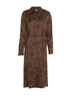 Damen Hemdblusenkleid aus Viskose