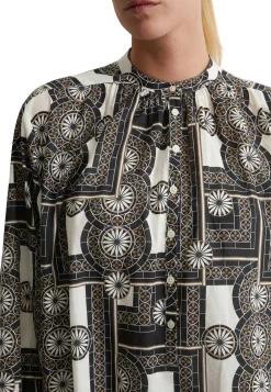 Damen Hemdblusenkleid aus leichtem Bio-Baumwoll-Voile