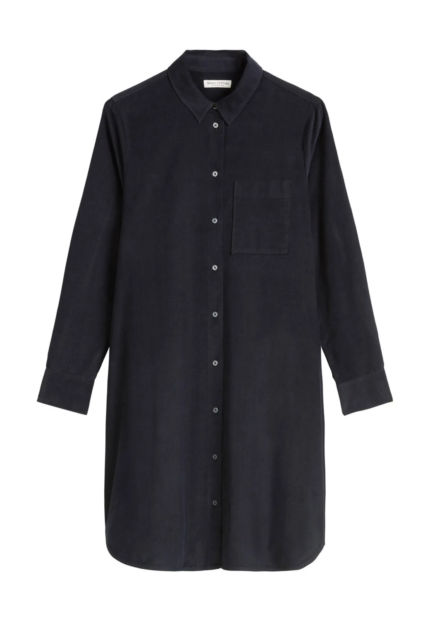 Damen Hemdblusenkleid aus Baumwolle und Lyocell