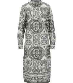 Damen Hemdblusenkleid KELLY Midi-Länge