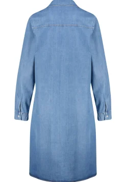 Damen Hemdblusenkleid mit Lyocell