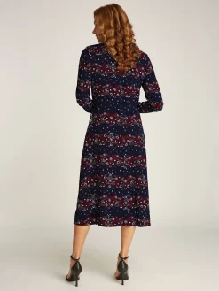 Damen Hemdblusenkleid TJW FLORAL BELTED MIDI DRESS