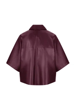 Damen Hemdjacke aus Lammleder