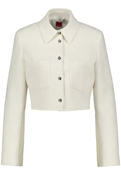 Damen Hemdjacke mit einer Bouclé-Struktur ANOUKA Regular Fit