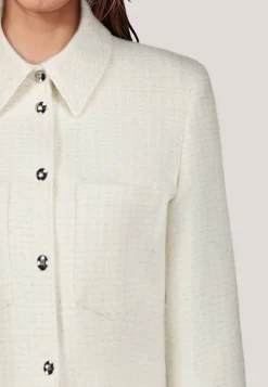 Damen Hemdjacke mit einer Bouclé-Struktur ANOUKA Regular Fit