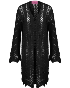 Damen Häkelcardigan