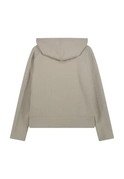 Damen Hoodie mit Wabenmuster VIOLET