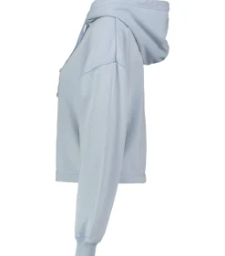 Damen Hoodie WASHED WOVEN LABEL HOODIE