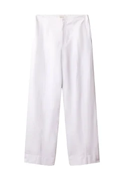Damen Hose aus Baumwolle und Leinen SOFT LINEN PANT Relaxed Straight Fit