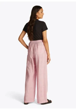 Damen Hose aus Baumwolle-Leinenmix