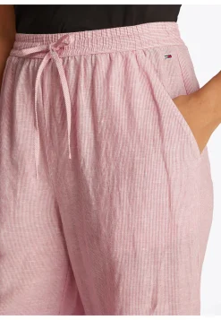 Damen Hose aus Baumwolle-Leinenmix