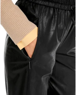 Damen Hose aus Kunstleder RANCHI Relaxed Fit