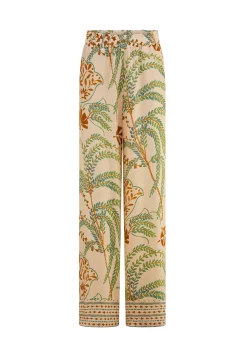 Damen Hose aus Viskose Wide Fit