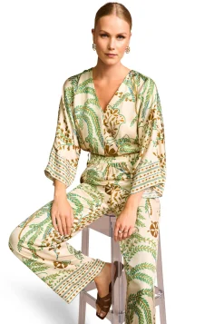 Damen Hose aus Viskose Wide Fit