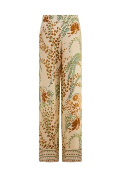 Damen Hose aus Viskose Wide Fit