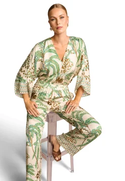 Damen Hose aus Viskose Wide Fit