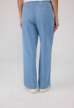 Damen Hose aus Viskose-Mix