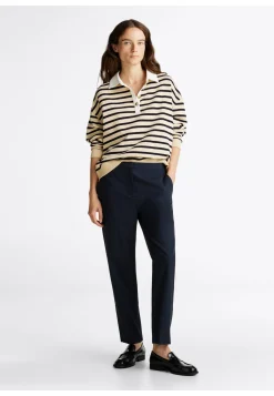 Damen Hose FLANNEL SLIM STRAIGHT PANT Slim Fit