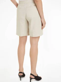 Damen Hose LINEN TAILORED SHORTS mit Leinen
