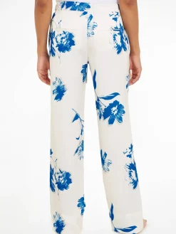 Damen Hose LW SHINY SATIN PYJAMA PANTS