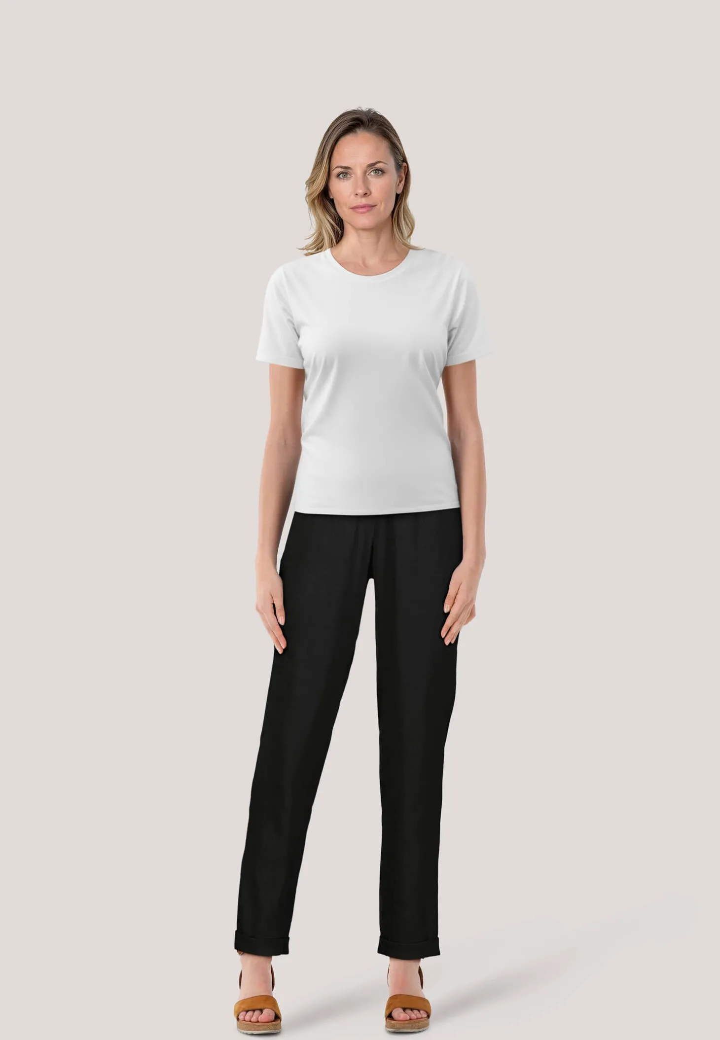 Damen Hose mit Leinen RHODOS