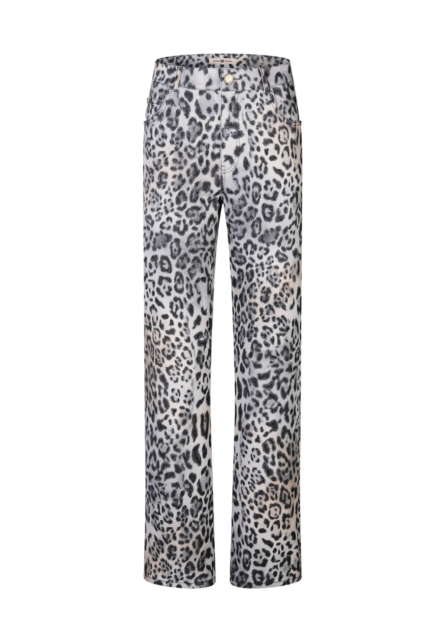 Damen Hose mit Leo-Print
