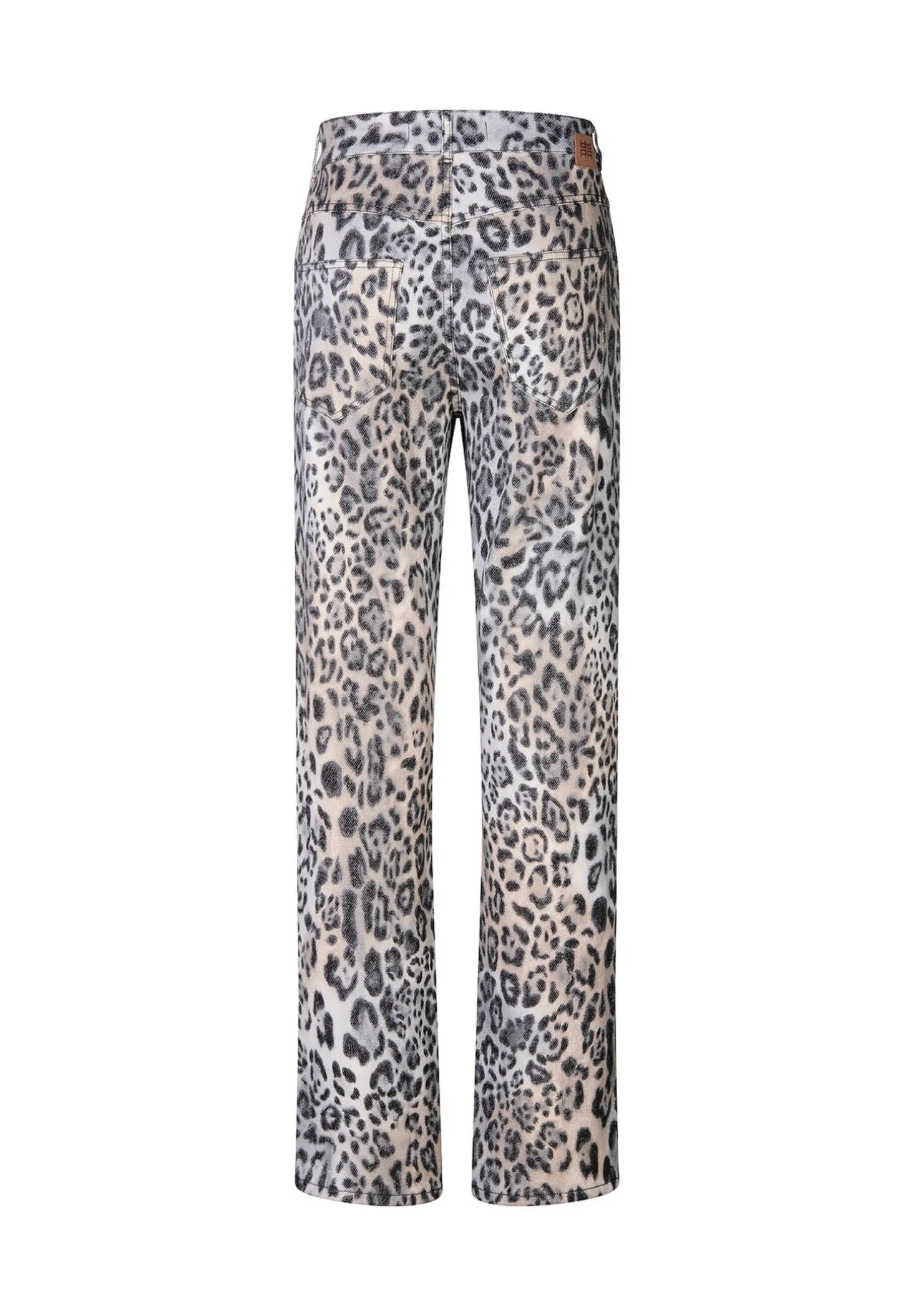 Damen Hose mit Leo-Print