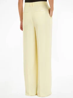 Damen Hose STRUCTURE TWILL WIDE LEG PANT