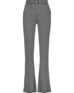 Damen Hose WASHED RIB WOVEN LABEL PANT
