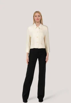 Damen Jacke aus Leinenmix