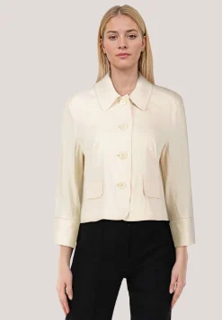 Damen Jacke aus Leinenmix