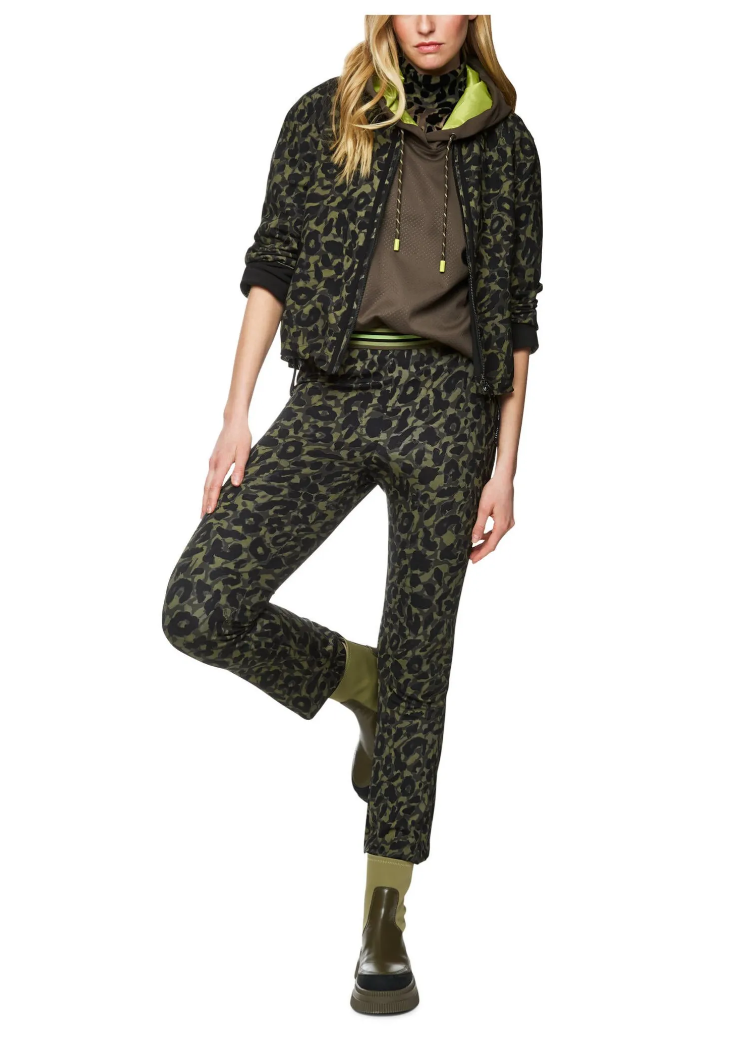 Damen Jacke mit Animal Print