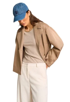 Damen Jacke mit Stickerei