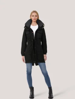 Damen Jacke SCHNEEZAUBER mit abnehmbarem Kunstpelz