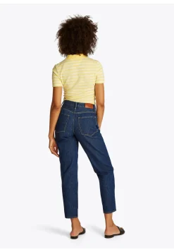 Damen Jeans knöchellang Tapered Leg